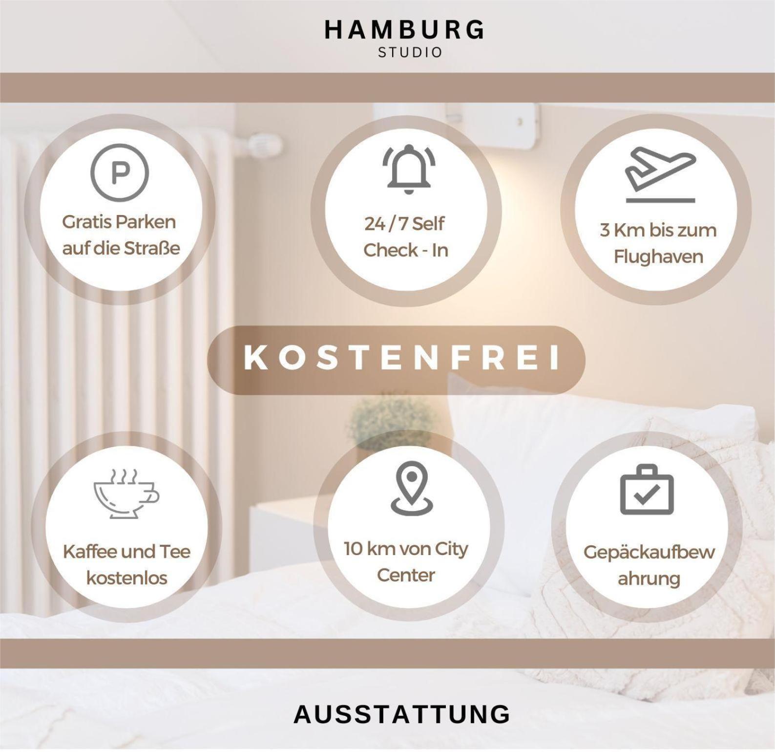 Hamburg Studio Fuer Bis Zu 4 Personen Buitenkant foto